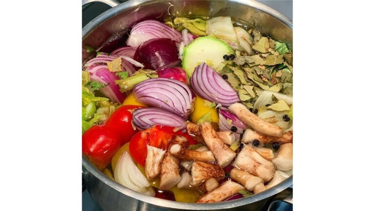 Caldo fresco de legumes