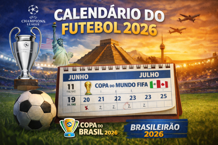 Calendário do futebol em 2026: um ano histórico, intenso e decisivo para clubes e seleções