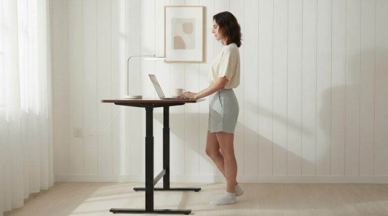 Trabalho híbrido impulsiona a busca por mesas ergonômicas Trabalho híbrido impulsiona a busca por mesas ergonômicas